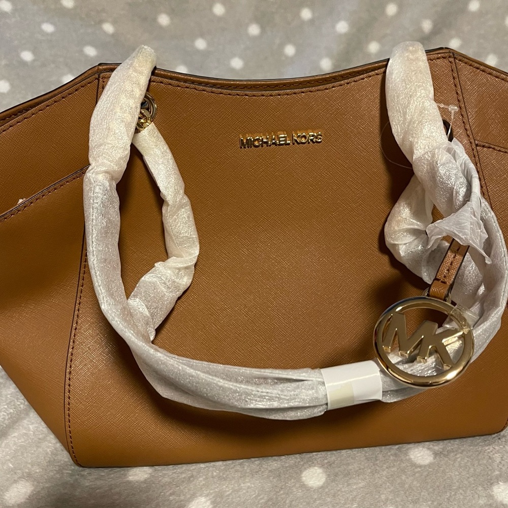 Jet set travel tote bag,  michael kors. Brand new. Brown